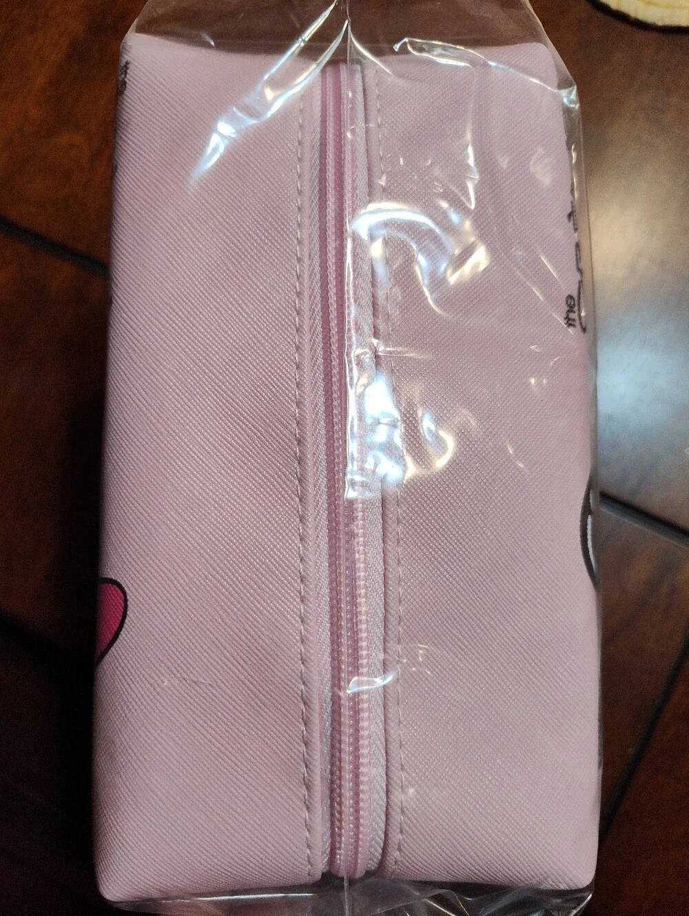 Disney x The Crème Shop Minnie & Mickey Pink Cosmetic Pouch